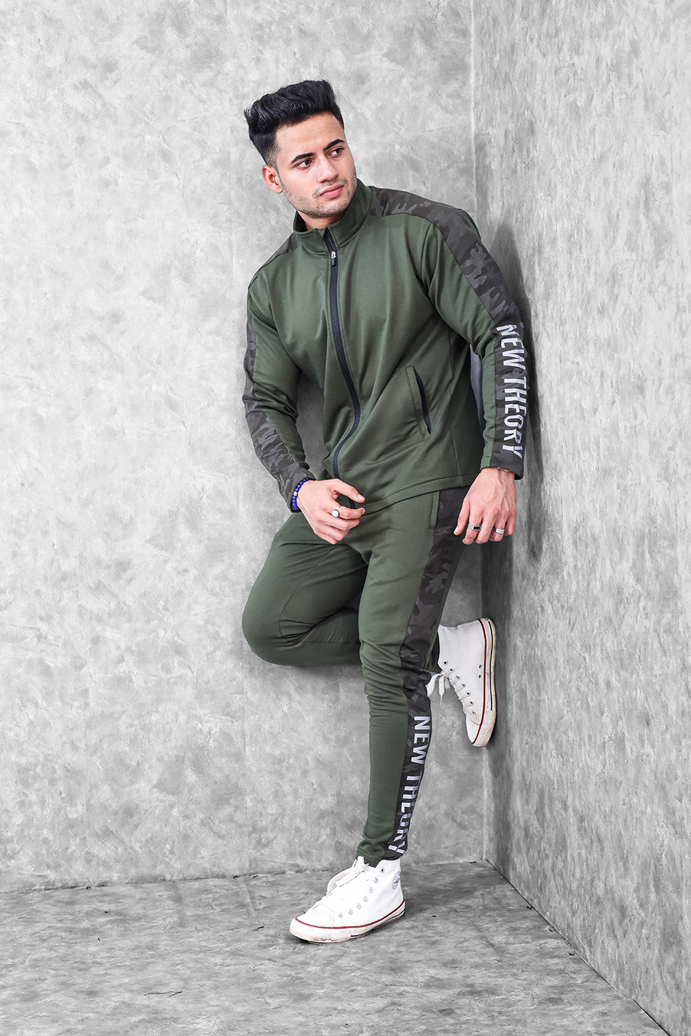 Active Camo Jogger- Olive
