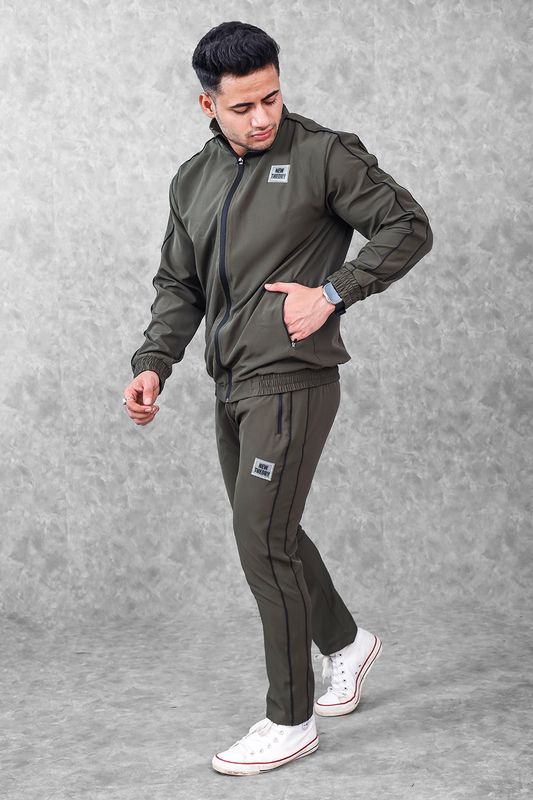 Essential Performance Tracksuit- Olive