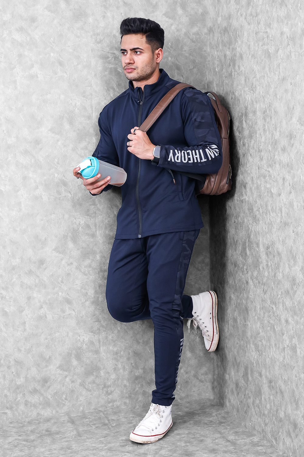Active Camo Tracksuit- Navy