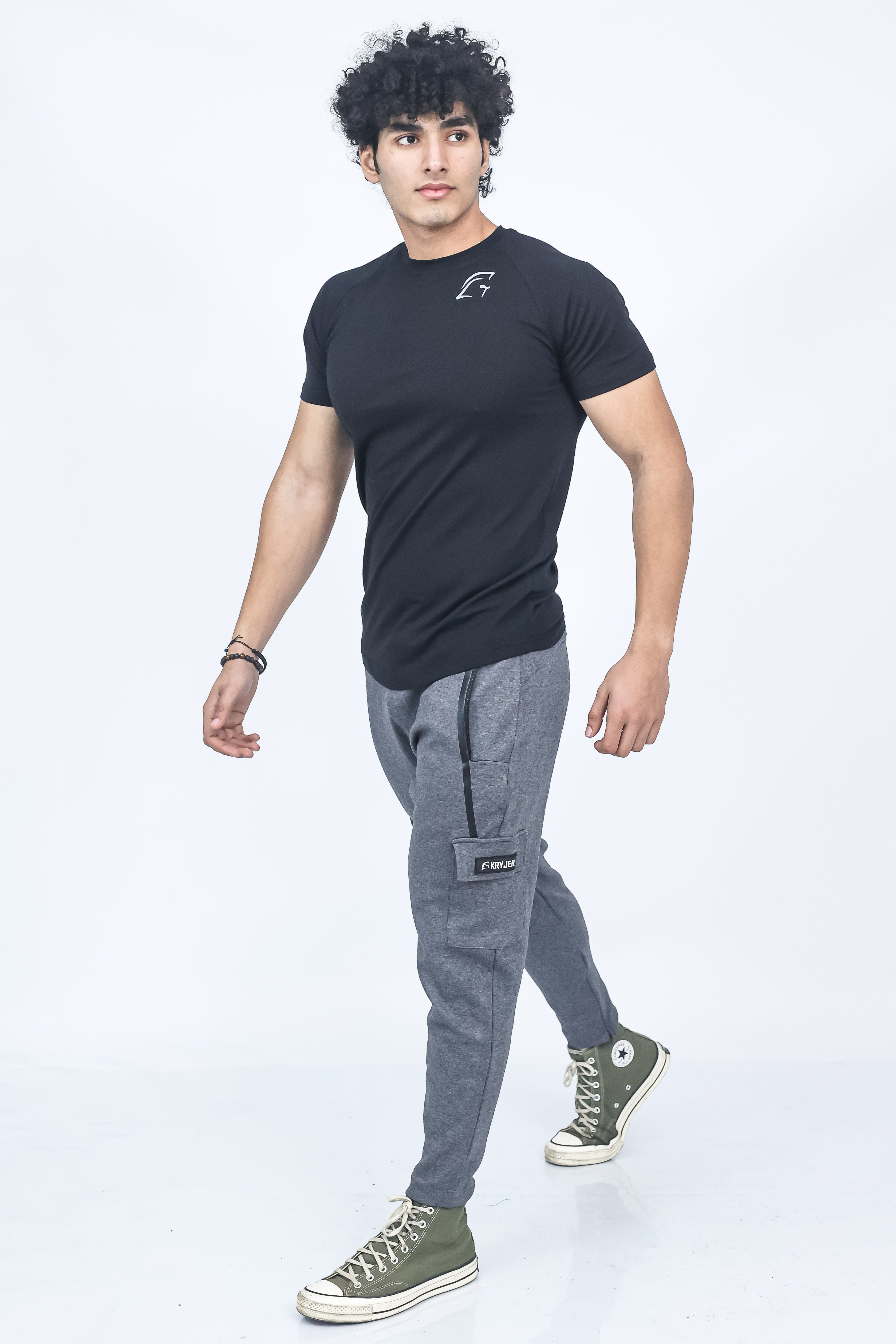 Kryjer X NTC Signature Half T-Shirt Black