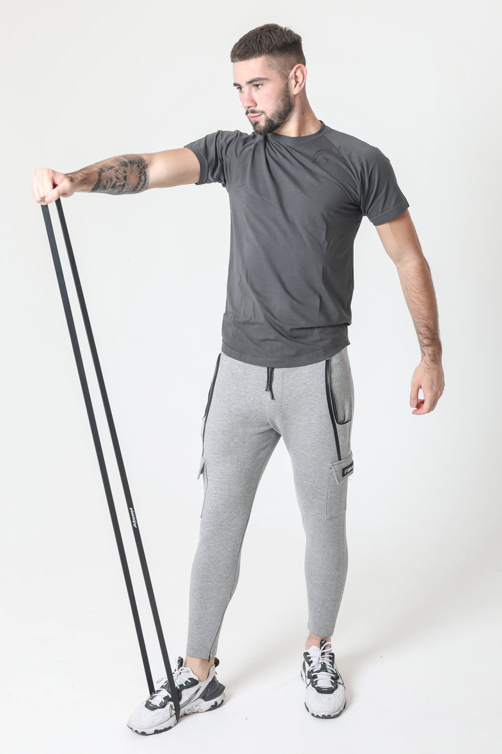 Kryjer X NTC Signature Half T-Shirt Grey