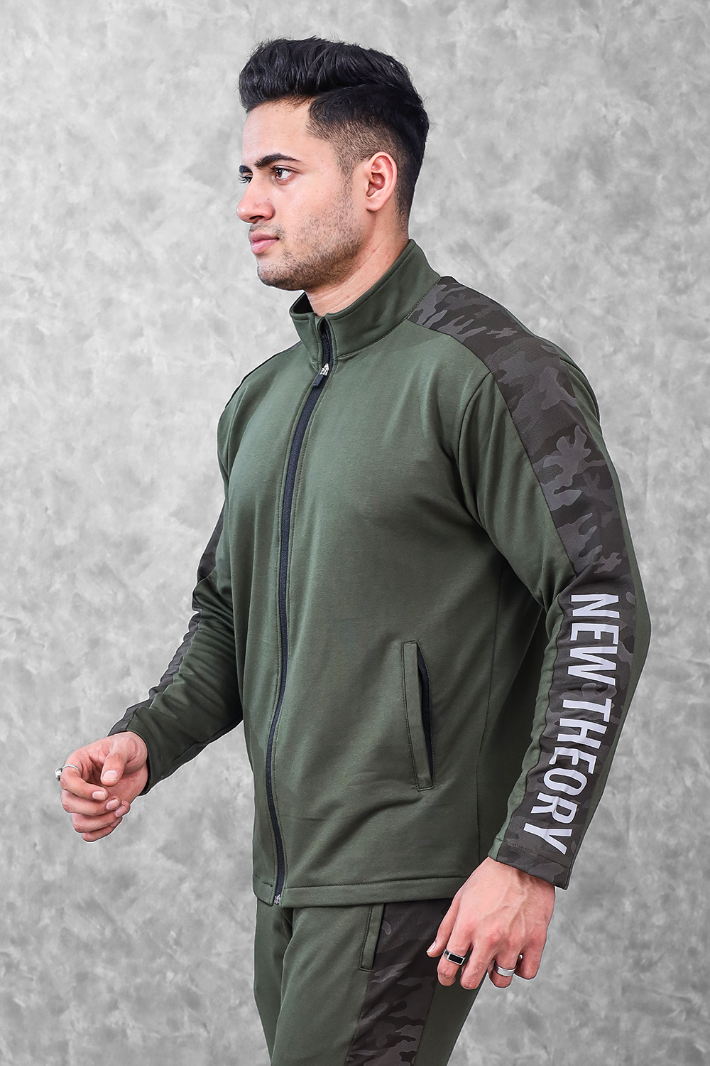 Buy Active Camo Jacket Olive for Men Online Best Price in India New Theory