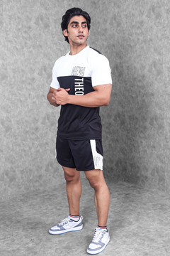 Block Training T-shirt- White
