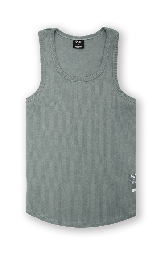 NT001 Ribbed Tank Seagrass