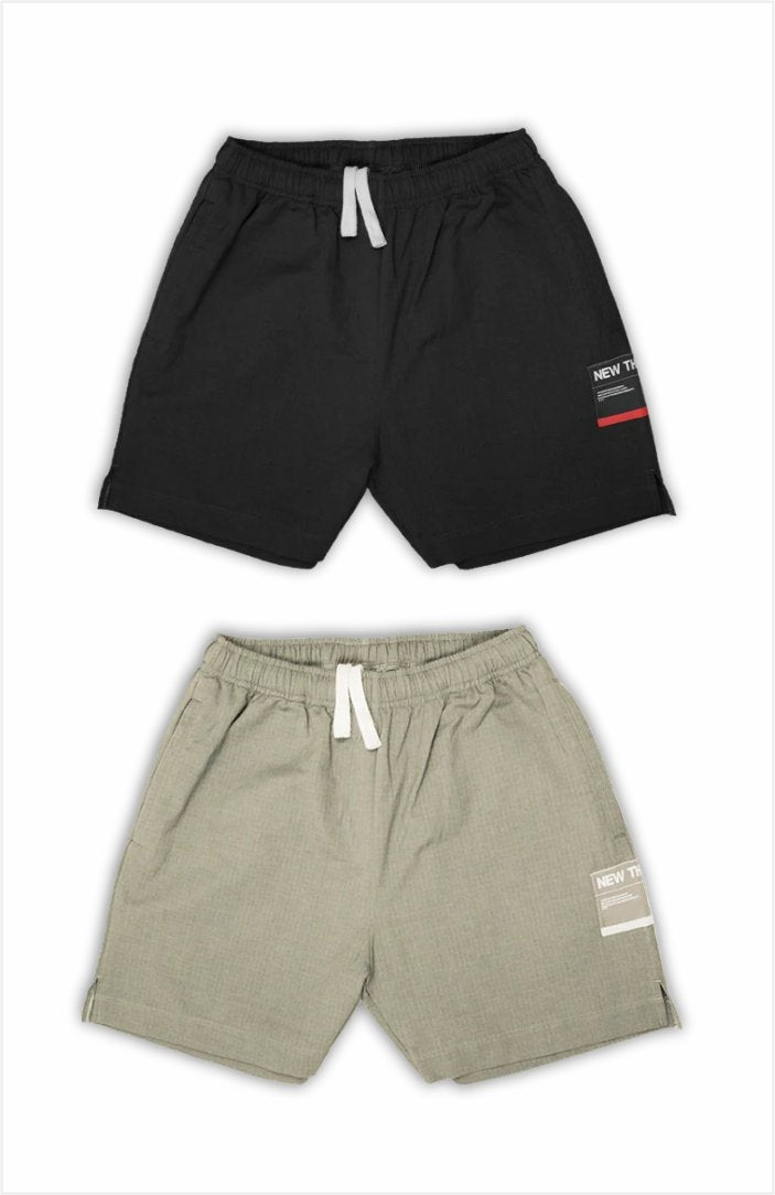NT001 100% Cotton Shorts 5' inch 2pk