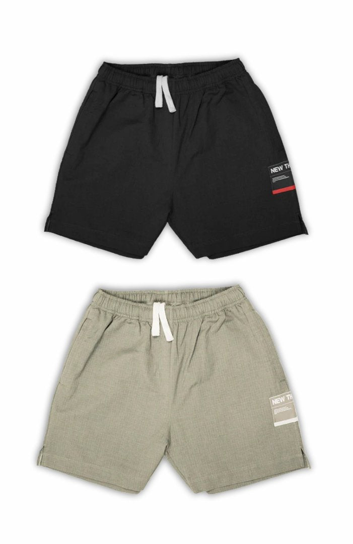 NT001 100% Cotton Shorts 5' inch 2pk