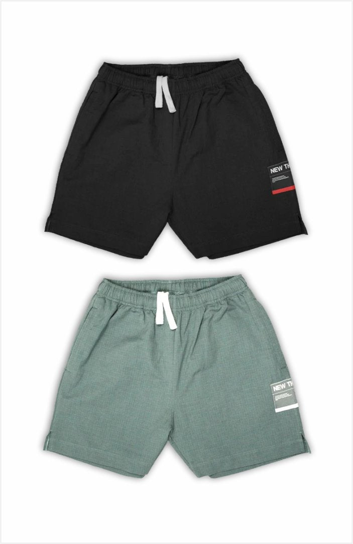 NT001 100% Cotton Shorts 7' inch 2pk