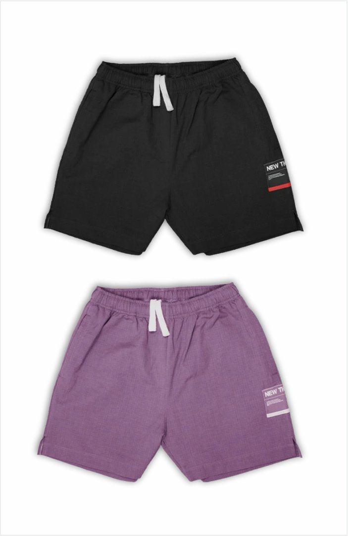 NT001 100% Cotton Shorts 7' inch 2pk