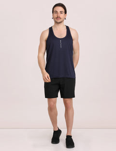 Basic Dry Fit Vest- Navy Blue